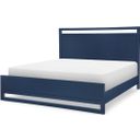 Summerland Inkwell Blue Finish Queen Panel Bed