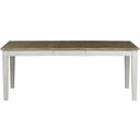 The appearance of Summerville Soft White Wash Rectangular Extendable Leg Dining Table designed by Liberty in the country / farmhouse interior design. This white piece of furniture was selected by 1StopBedrooms from Summerville Collection to add a touch of cosiness and style into your home. Sku: 171-T4078. Table Top Shape: Rectangular. Material: Rubberwood. Size: 78".