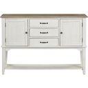The appearance of Summerville Soft White Wash Server designed by Liberty in the country / farmhouse interior design. This white piece of furniture was selected by 1StopBedrooms from Summerville Collection to add a touch of cosiness and style into your home. Sku: 171-SR5638. Material: Rubberwood.
