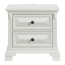 Sumner 2-Drawer Nightstand with USB In Antique White