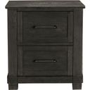 The appearance of Sun Valley Charcoal Nightstand designed by A-America in the rustic / southwestern interior design. This gray piece of furniture was selected by 1StopBedrooms from Sun Valley Collection to add a touch of cosiness and style into your home. Sku: SUVCL5750. Material: Pine.