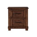 The appearance of Sun Valley Rustic Timber Nightstand designed by A-America in the rustic / southwestern interior design. This brown piece of furniture was selected by 1StopBedrooms from Sun Valley Collection to add a touch of cosiness and style into your home. Sku: SUVRT5750. Material: Pine.