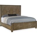 The appearance of Sundance Queen Panel Bed designed by Hooker in the transitional interior design. This dark wood piece of furniture  was selected by 1StopBedrooms from Sundance Collection to add a touch of cosiness and style into your home. Sku: 6015-90351-89;6015-90352-89;6015-90353-89. Bed Type: Panel Bed. Bed Size: Queen. Material: Veneer.