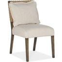 The appearance of Sundance Woven Back Side Chair set of 2 designed by Hooker in the transitional interior design. This beige piece of furniture was selected by 1StopBedrooms from Sundance Collection to add a touch of cosiness and style into your home. Sku: 6015-75311-89. Material: Fabric.