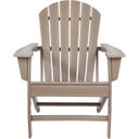 The appearance of Sundown Treasure Grayish Brown Outdoor Adirondack Chair designed by Signature Design by Ashley in the modern / contemporary interior design. This driftwood piece of furniture was selected by 1StopBedrooms from Sundown Treasure Collection to add a touch of cosiness and style into your home. Sku: P014-898. Material: Wood.