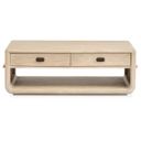 Sunset Cove Rectangular Cocktail Table With Casters In Sanibel Brown