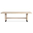 Sunset Cove Trestle Dining Table In Sanibel Brown