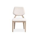 Sunset Cove Upholstered Side Chair Set of 2 In Sanibel Brown
