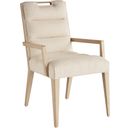 The appearance of Sunset Key Aiden Channeled Upholstered Arm Chair In Sand Drift designed by Tommy Bahama in the modern / contemporary interior design. This sand drift piece of furniture was selected by 1StopBedrooms from Sunset Key Collection to add a touch of cosiness and style into your home. Sku: 578-883-01. Material: Wood.