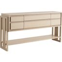 The appearance of Sunset Key Beckley Sideboard In Sand Drift designed by Tommy Bahama in the modern / contemporary interior design. This sand drift piece of furniture was selected by 1StopBedrooms from Sunset Key Collection to add a touch of cosiness and style into your home. Sku: 578-869. Material: Wood.