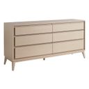 The appearance of Sunset Key Latham Double Dresser In Sand Drift designed by Tommy Bahama in the modern / contemporary interior design. This sand drift piece of furniture was selected by 1StopBedrooms from Sunset Key Collection to add a touch of cosiness and style into your home. Sku: 578-222. Material: Wood.