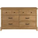 The appearance of Sunstone 6 Drawer Wood Dresser In Honey Brown designed by New Classic in the rustic / southwestern interior design. This honey brown piece of furniture was selected by 1StopBedrooms from Sunstone Collection to add a touch of cosiness and style into your home. Sku: B3907-050. Material: Wood.