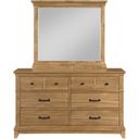 The appearance of Sunstone Mirror In Honey Brown designed by New Classic in the rustic / southwestern interior design. This honey brown piece of furniture was selected by 1StopBedrooms from Sunstone Collection to add a touch of cosiness and style into your home. Sku: B3907-060. Material: Wood.