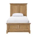 Sunstone Twin Panel Bed in Natural