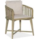The appearance of Surfrider Barrel Back Chair designed by Hooker in the transitional interior design. This beige piece of furniture was selected by 1StopBedrooms from Surfrider Collection to add a touch of cosiness and style into your home. Sku: 6015-75600-80. Material: Fabric.