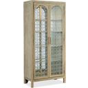The appearance of Surfrider Display Cabinet designed by Hooker in the transitional interior design. This light wood piece of furniture was selected by 1StopBedrooms from Surfrider Collection to add a touch of cosiness and style into your home. Sku: 6015-75906-80. Material: Veneer.