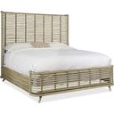 The appearance of Surfrider Queen Rattan Bed designed by Hooker in the transitional interior design. This light wood piece of furniture was selected by 1StopBedrooms from Surfrider Collection to add a touch of cosiness and style into your home. Sku: 6015-90251-80;6015-90252-80;6015-90253-80. Bed Type: Panel Bed. Bed Size: Queen. Material: Veneer.