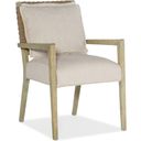 The appearance of Surfrider Woven Back Arm Chair set of 2 designed by Hooker in the transitional interior design. This beige piece of furniture was selected by 1StopBedrooms from Surfrider Collection to add a touch of cosiness and style into your home. Sku: 6015-75301-80. Material: Fabric.