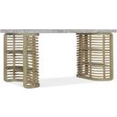 The appearance of Surfrider Writing Desk designed by Hooker in the transitional interior design. This light wood piece of furniture was selected by 1StopBedrooms from Surfrider Collection to add a touch of cosiness and style into your home. Sku: 6015-10458-80. Material: Veneer.