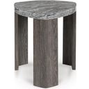 The appearance of Surmour End Table In Gray and Brown designed by Signature Design by Ashley in the modern / contemporary interior design. This gray/brown piece of furniture was selected by 1StopBedrooms from Surmour Collection to add a touch of cosiness and style into your home. Sku: T600-6. Material: Marble.