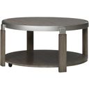 The appearance of Sutton Cocktail Table In Sand designed by Liberty in the modern / contemporary interior design. This sand piece of furniture  was selected by 1StopBedrooms from Sutton Collection to add a touch of cosiness and style into your home. Sku: 232-OT1010. Material: Poplar Solid.