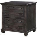 The appearance of Sutton Place Weathered Charcoal Lateral File designed by Magnussen in the traditional interior design. This gray piece of furniture was selected by 1StopBedrooms from Sutton Place Collection to add a touch of cosiness and style into your home. Sku: H3612-40. Material: Pine.