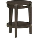 Sutton Round Accent Table In French Roast