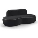 The appearance of Swerve 77 Inch Velvet Upholstered Loveseat In Black designed by Meridian in the modern / contemporary interior design. This black piece of furniture was selected by 1StopBedrooms from Swerve Collection to add a touch of cosiness and style into your home. Sku: 44021Black-L. Material: Velvet.