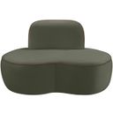 The appearance of Swerve Velvet Upholstered Chair In Green designed by Meridian in the modern / contemporary interior design. This green piece of furniture  was selected by 1StopBedrooms from Swerve Collection to add a touch of cosiness and style into your home. Sku: 44021Green-C. Material: Velvet.