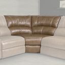 The appearance of Swift Bourbon Corner Wedge designed by Parker House in the traditional interior design. This brown piece of furniture was selected by 1StopBedrooms from Swift Collection to add a touch of cosiness and style into your home. Sku: MSWI#850-BOU. Material: Leather.