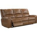 The appearance of Swift Bourbon Dual Power Reclining Sofa designed by Parker House in the modern / contemporary interior design. This brown piece of furniture  was selected by 1StopBedrooms from Swift Collection to add a touch of cosiness and style into your home. Sku: MSWI#832PH-BOU. Material: Leather.