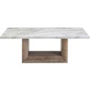 The appearance of T02 Coffee Table In Natural and White designed by Global Furniture USA in the modern / contemporary interior design. This natural and white piece of furniture  was selected by 1StopBedrooms from T02 Collection to add a touch of cosiness and style into your home. Sku: T02CT. Material: MDF.