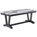 The appearance of T1319 Coffee Table In Black and White designed by Global Furniture USA in the modern / contemporary interior design. This black/white piece of furniture  was selected by 1StopBedrooms from T1319 Collection to add a touch of cosiness and style into your home. Sku: T1319-BLK/WHT-CT. Material: MDF.