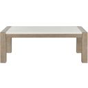 The appearance of T1321 Coffee Table In Natural and White designed by Global Furniture USA in the modern / contemporary interior design. This natural and white piece of furniture  was selected by 1StopBedrooms from T1321 Collection to add a touch of cosiness and style into your home. Sku: T1321CT. Material: Marble.