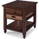 The appearance of Cottage Lane Coffee Wood Rectangular End Table designed by Magnussen in the modern / contemporary interior design. This brown piece of furniture was selected by 1StopBedrooms from Cottage Collection to add a touch of cosiness and style into your home. Sku: T3521-03. Material: Pine.