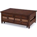 The appearance of Cottage Lane Coffee Wood Rectangular Lift-Top Cocktail Table designed by Magnussen in the modern / contemporary interior design. This brown piece of furniture was selected by 1StopBedrooms from Cottage Collection to add a touch of cosiness and style into your home. Sku: T3521-50. Material: Pine.