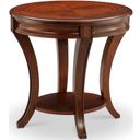 The appearance of Winslet Cherry Oval End Table designed by Magnussen in the modern / contemporary interior design. This brown piece of furniture  was selected by 1StopBedrooms from Winslet Collection to add a touch of cosiness and style into your home. Sku: T4115-07. Material: Cherry.