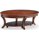 The appearance of Winslet Cherry Oval Cocktail Table designed by Magnussen in the modern / contemporary interior design. This brown piece of furniture  was selected by 1StopBedrooms from Winslet Collection to add a touch of cosiness and style into your home. Sku: T4115-47. Material: Cherry.