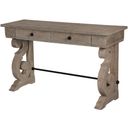 The appearance of Tinley Park Dove Tail Grey Rectangular Sofa Table designed by Magnussen in the transitional interior design. This gray piece of furniture  was selected by 1StopBedrooms from Tinley Park Collection to add a touch of cosiness and style into your home. Sku: T4646-73. Material: Pine.