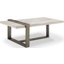 The appearance of Wiltshire Sea Shell Stone Rectangular Cocktail Table designed by Magnussen in the modern / contemporary interior design. This white piece of furniture was selected by 1StopBedrooms from Wiltshire Collection to add a touch of cosiness and style into your home. Sku: T4701-43T;T4701-43B. Material: Marble.