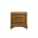 The appearance of Talcott 2 Drawer Nightstand In Honey Brown designed by New Classic in the transitional interior design. This honey brown piece of furniture was selected by 1StopBedrooms from Talcott Collection to add a touch of cosiness and style into your home. Sku: B1424-040. Material: Wood.