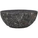 The appearance of Tambora Outdoor Cocktail Table designed by Bernhardt in the modern / contemporary interior design. This dark gray/white piece of furniture was selected by 1StopBedrooms from Tambora Collection to add a touch of cosiness and style into your home. Sku: X02018. Table Top Shape: Round. Material: Stone.