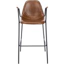 The appearance of Tanner Cognac Mid Century Barstool designed by Safavieh in the modern / contemporary interior design. This cognac piece of furniture  was selected by 1StopBedrooms from Safavieh DSK Collection to add a touch of cosiness and style into your home. Sku: BST3001A. Material: Iron.
