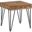 The appearance of Tanner Light Walnut End Table designed by Picket House in the industrial interior design. This brown piece of furniture  was selected by 1StopBedrooms from Tanner Collection to add a touch of cosiness and style into your home. Sku: TBN100ETTE. Material: Wood.