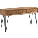 The appearance of Tanner Light Walnut Sofa Table designed by Picket House in the industrial interior design. This brown piece of furniture  was selected by 1StopBedrooms from Tanner Collection to add a touch of cosiness and style into your home. Sku: TBN100STE. Material: Wood.