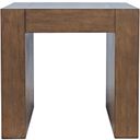 The appearance of Taos Square Dovetailed End Table In Chestnut designed by Jofran in the modern / contemporary interior design. This chestnut piece of furniture  was selected by 1StopBedrooms from Taos Collection to add a touch of cosiness and style into your home. Sku: 2465-3. Material: MDF.