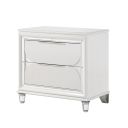 The appearance of Tarian Nightstand In Pearl White designed by ACME in the modern / contemporary interior design. This pearl white piece of furniture was selected by 1StopBedrooms from Tarian Collection to add a touch of cosiness and style into your home. Sku: BD02318. Material: Wood.