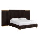 Tarrant King Platform Bed In Diamond Mink