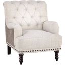 The appearance of Tartonelle Beige Accent Chair designed by Signature Design by Ashley in the transitional interior design. This ivory/taupe piece of furniture was selected by 1StopBedrooms from Tartonelle Collection to add a touch of cosiness and style into your home. Sku: A3000053. Material: Fabric.