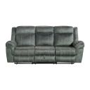 Tasso Motion Sofa with Dropdown In Charcoal
